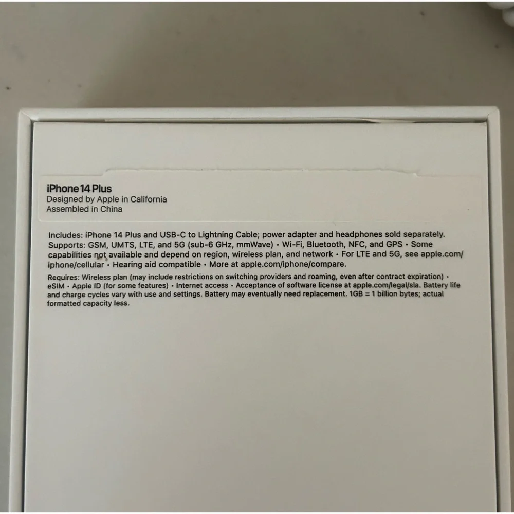 Apple this listing